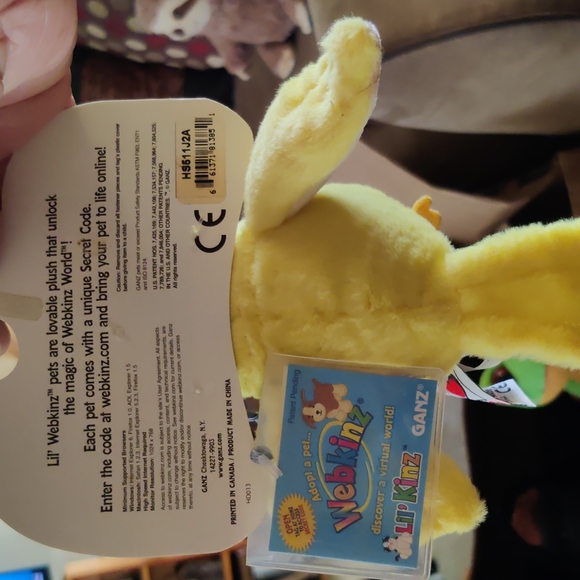 Lil' Webkinz Canary NWT - Picture 4 of 7